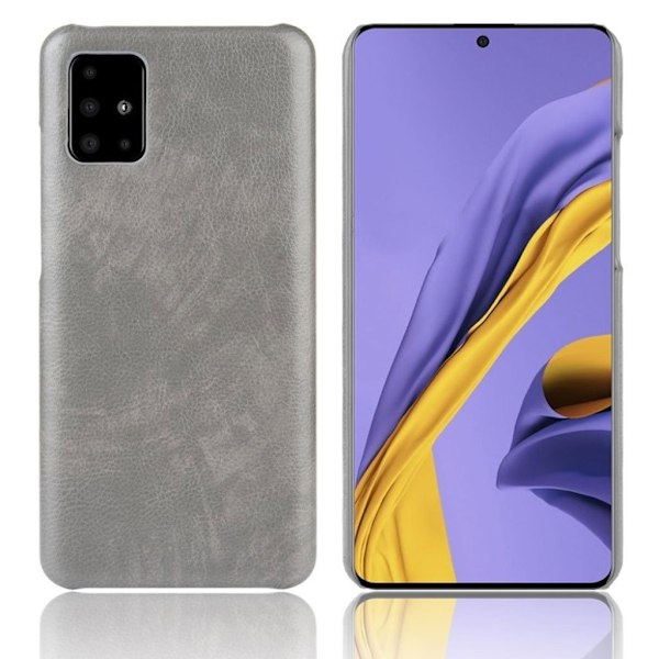 Croco Samsung Galaxy A71 kotelot - Harmaa Silver grey