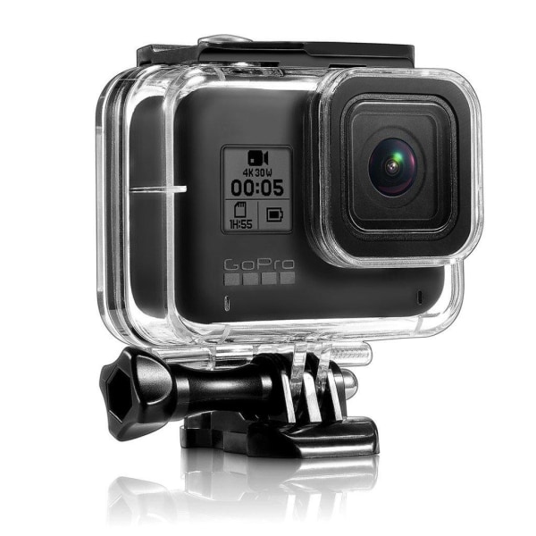 GoPro Hero 8 Black waterproof case with diving lens filter Svart