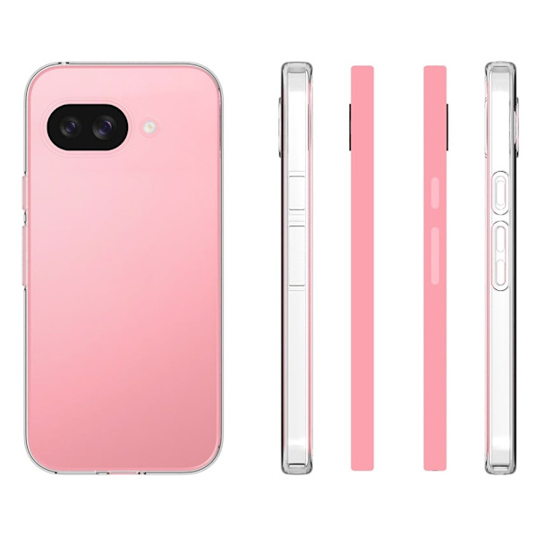 Tunt genomskinligt Google Pixel 9a skal Transparent