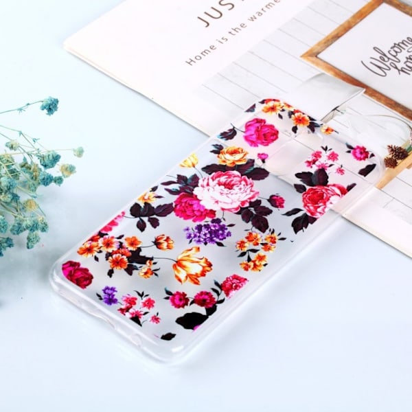 Huawei Mate 20 Lite mönstrat flexibelt fodral - Vacker Blomma multifärg