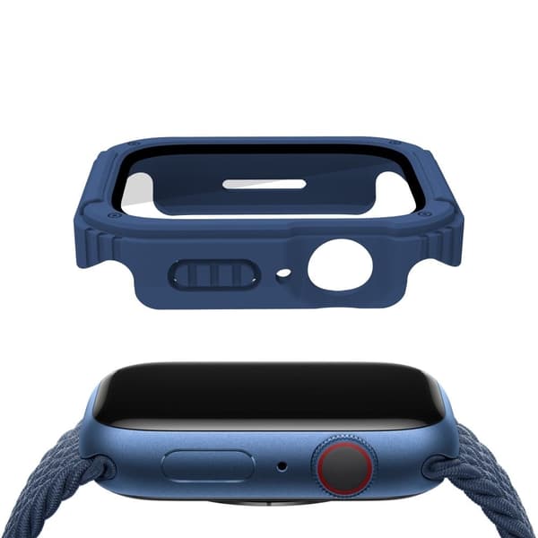 Apple Watch 40 mm deksel med herdet glass - Midnattsblå Blue