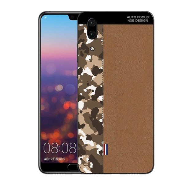 NXE Huawei P20 maastokuvioinen suojakuori - Ruskea Brown