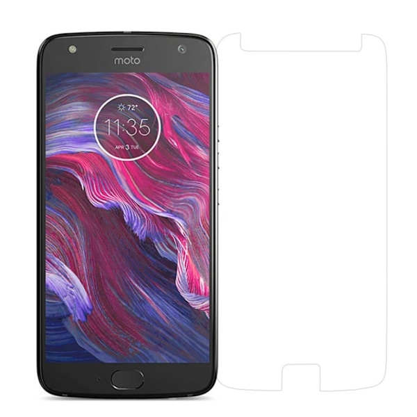 Motorola Moto X4 temperoitu suojalasi näytölle - Kirkas Transparent