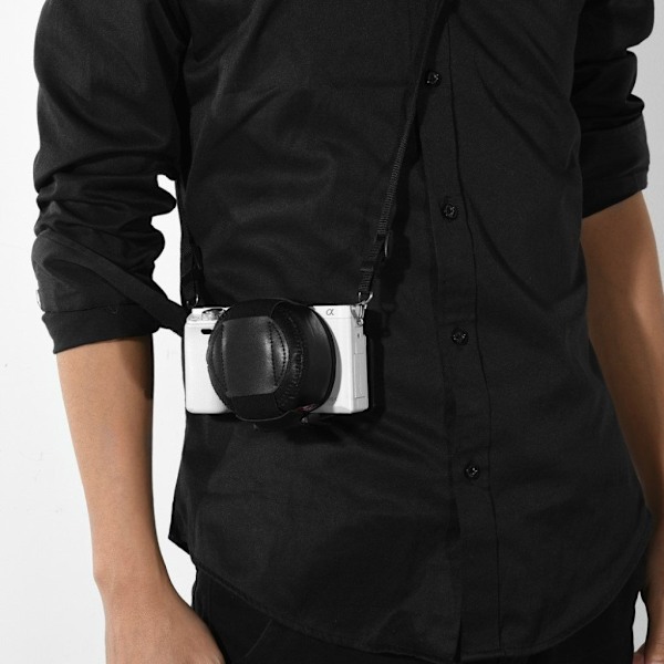 Sony Alpha A6600 nahkakotelo - Koko: S Black