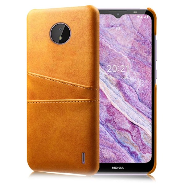 Dual Card Etui Nokia C10 - Orange Orange