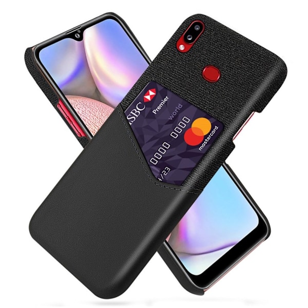 Bofink Samsung Galaxy A10s Card Kuoret - Musta Black
