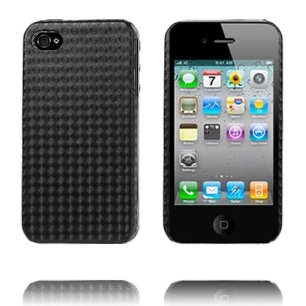 Chess Colors (Musta) iPhone 4/4S Suojakuori Black
