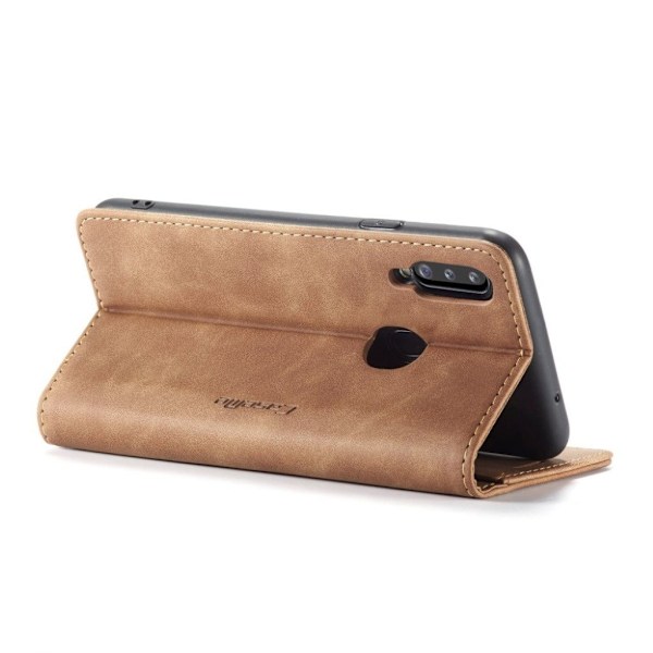 CaseMe Samsung Galaxy A20s Vintage Etui - Brun Brown