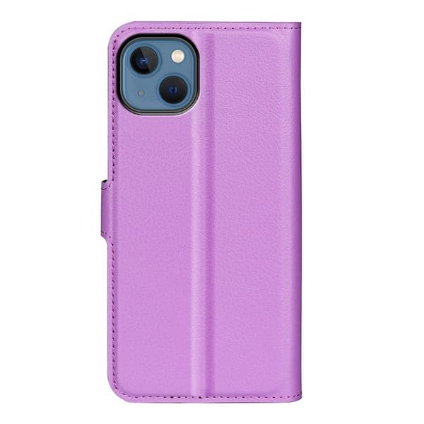 Classic iPhone 14 flip kuoret - Violetti Purple