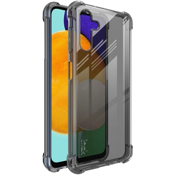 IMAK Airbag Cover til Samsung Galaxy A13 5G - Gennemsigtig Sort Transparent