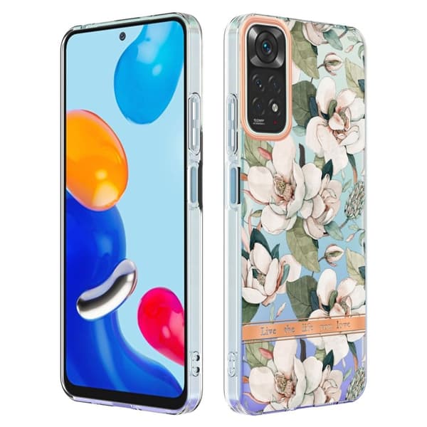 Supertyndt og holdbart softcover til Xiaomi Redmi Note 11S / Note 11 - Grøn Gardenia Green