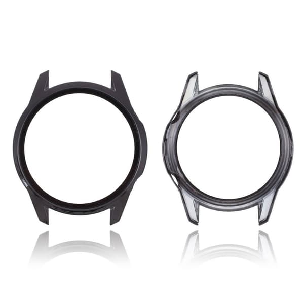 Huawei Watch GT 2 42mm stilfuld ramme med hærdet glas - Sort Black