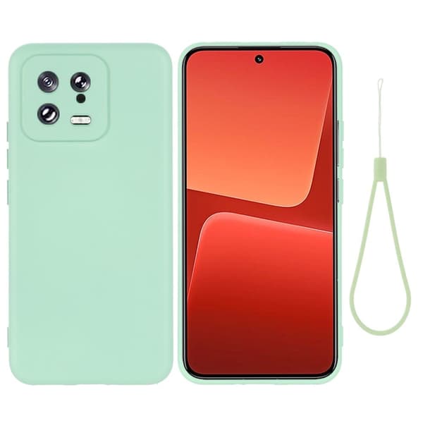 Matt Xiaomi 13 skal av flytande silikon - Grön Grön