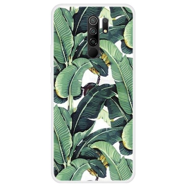Deco Xiaomi Redmi 9 Etui - Banan Blad Green
