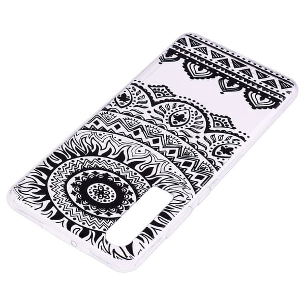 Huawei P30 Mønstret Etui - Svarte Blonder Black