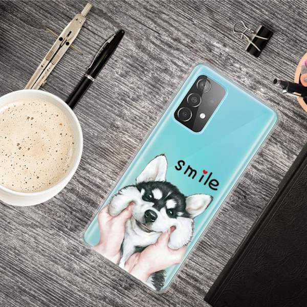 Deco Samsung Galaxy A72 5G Etui - Hund Black