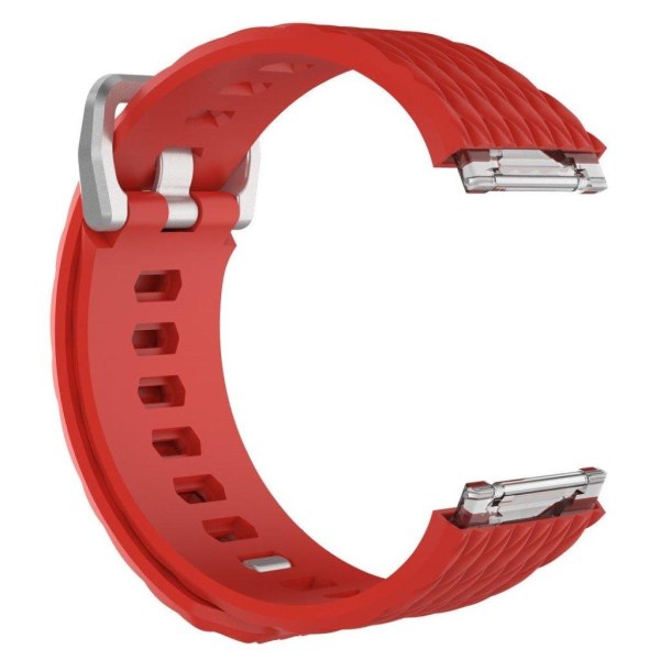 Fitbit Ionic Stilrent enfärgat klockband - Storlek S Röd Röd