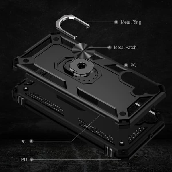 Bofink Combat Samsung Galaxy A15 kotelot - Musta Black
