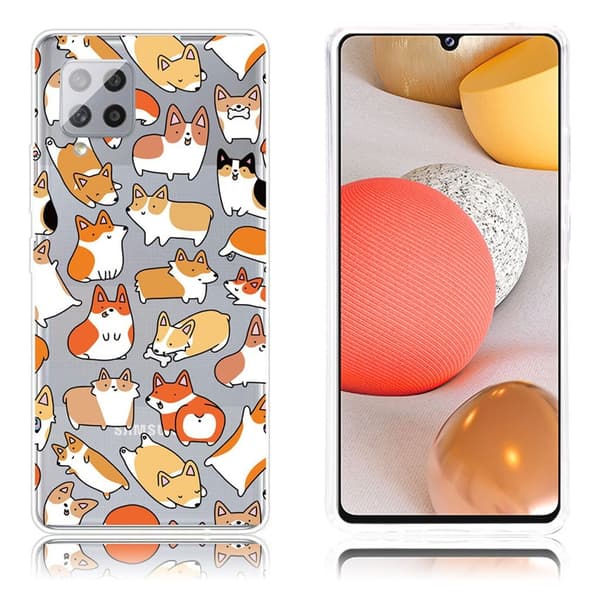 Deco Samsung Galaxy A42 5G etui - tegneserie katte Multicolor