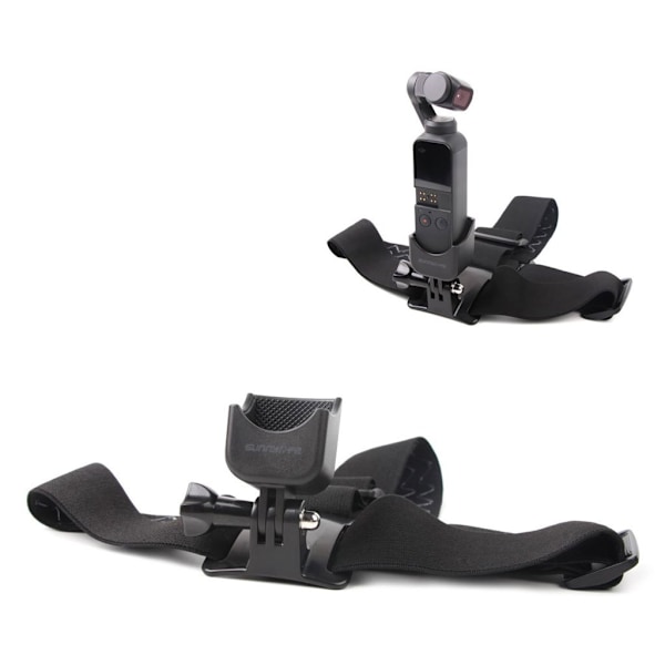 DJI Osmo Pocket 2 hodebåndsstropp + adapter Black