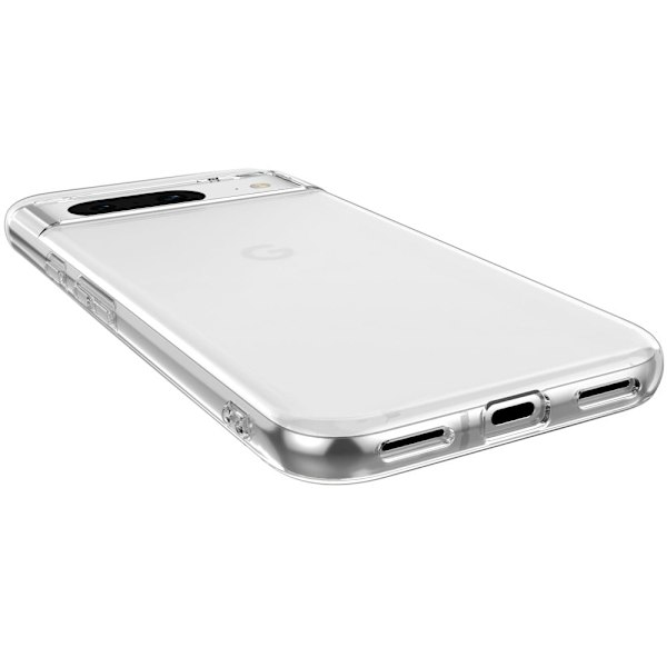 Ultratyndt gennemsigtigt Google Pixel 8A etui Transparent