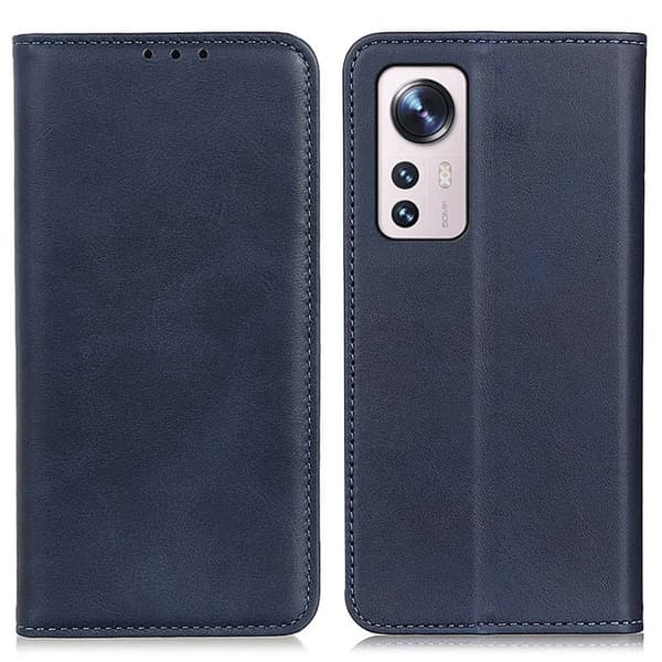 Äkta läder Xiaomi 12 Lite fodral - Blå Blå