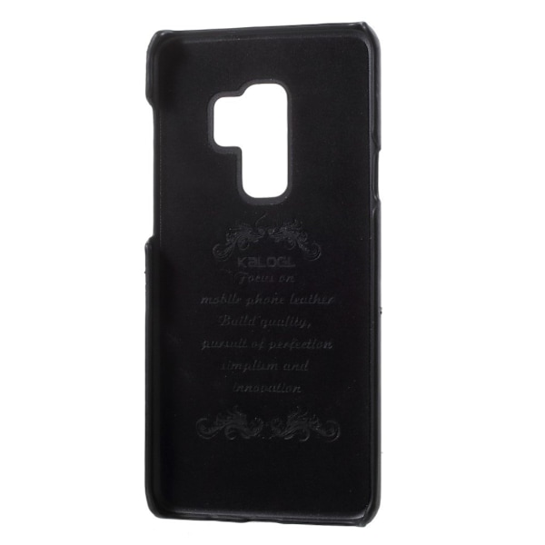 Samsung Galaxy S9 Plus PU læder etui - Sort Black