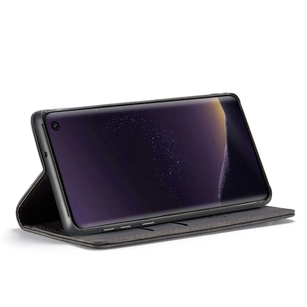 CASEME Samsung Galaxy S10e plånboksfodral med magnetstängning - svart Svart
