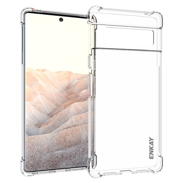 ENKAY klart faldsikkert etui til Google Pixel 6 Pro Transparent