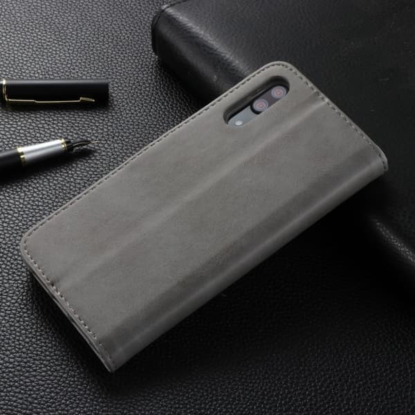 LC.IMEEKE Huawei P20 Pro nahkainen suojakotelo - Harmaa Silver grey