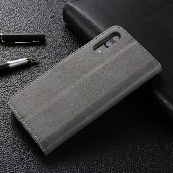 LC.Imeeke läder Huawei P20 Pro fodral - Silver/Grå Silvergrå