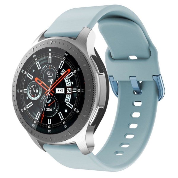 Samsung Galaxy Watch (46mm) silikoninen ranneke - Vauvasininen Blue