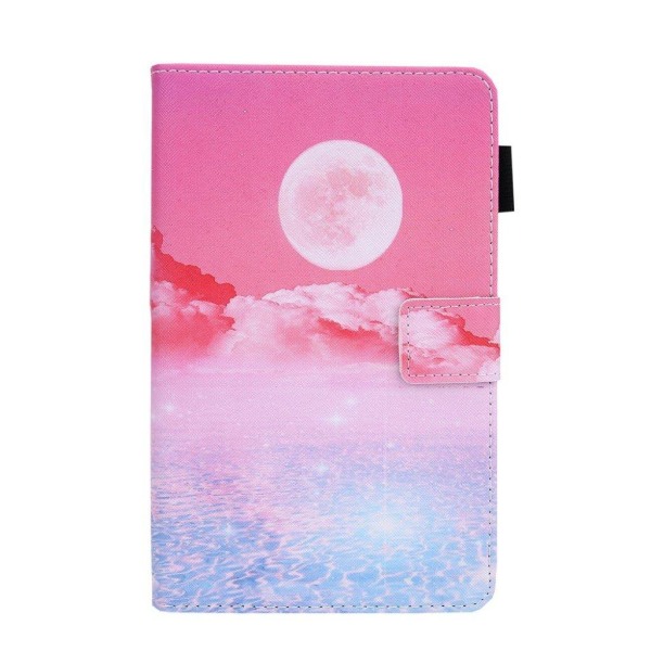 Unique pattern leather flip case for Amazon Fire 7 (2019) - Afte Pink
