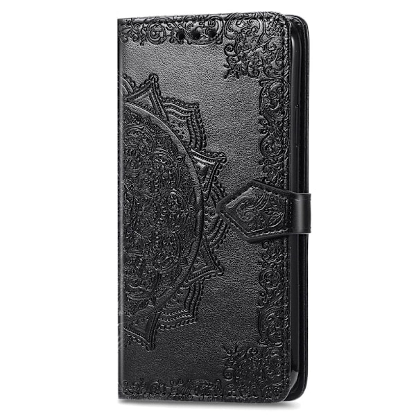 Mandala OnePlus 10T / Ace Pro Flip Etui - Sort Black