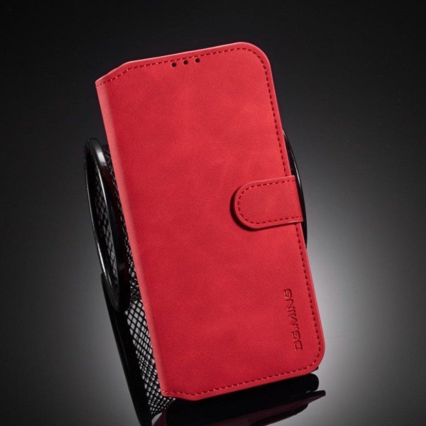 DG.MING Huawei P40 Lite / Nova 6 SE Retro Etui - Rød Red