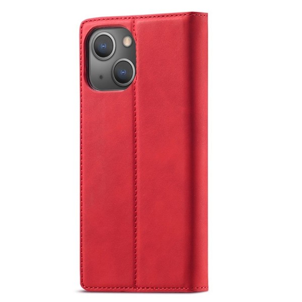 LC.Imeeke iPhone 13 Mini Läppäkotelo - Punainen Red