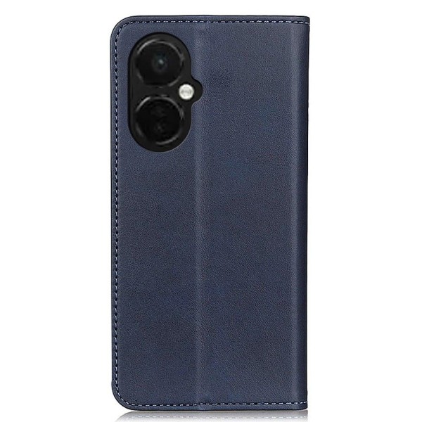 Lompakko-style Aitoa Nahkaa Läppäkotelo For OnePlus Nord CE 3 - Sininen Blue