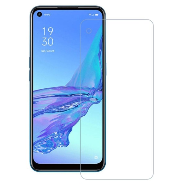 0.3mm härdat glas Oppo A53 skärmskydd Transparent