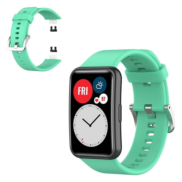 Huawei Watch Fit silikone rem - cyan Green