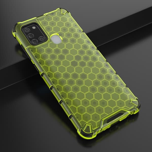 Bofink Honeycomb Samsung Galaxy A21s skal - Grön Grön