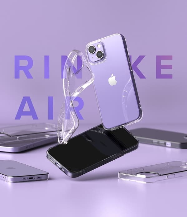 RINGKE AIR - iPhone 13 mini - Kirkas Transparent