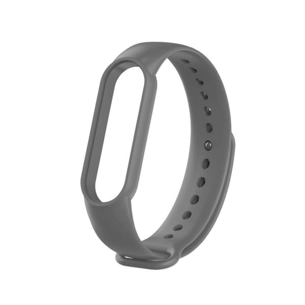 Xiaomi Mi Band 5 kestävä rannekello - Tummanharmaa Silver grey