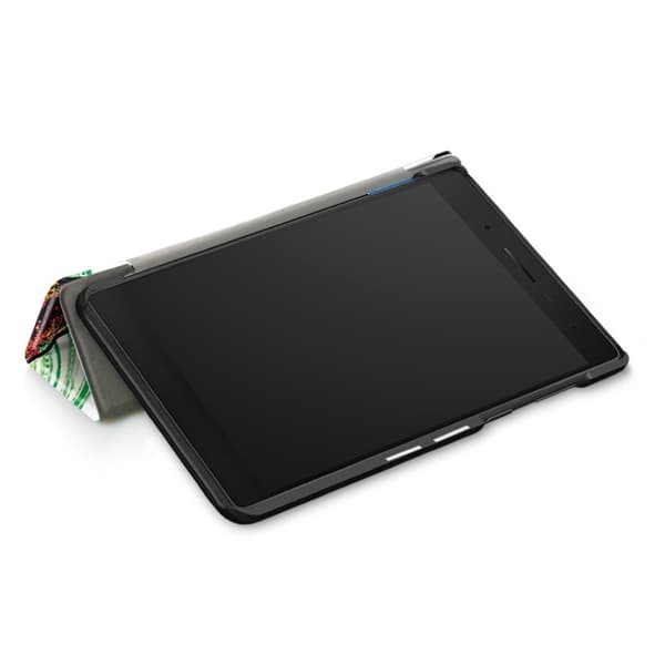 Lenovo Tab 7 Essential deksel I plastikk og kunstlær - Blomster tre Multicolor