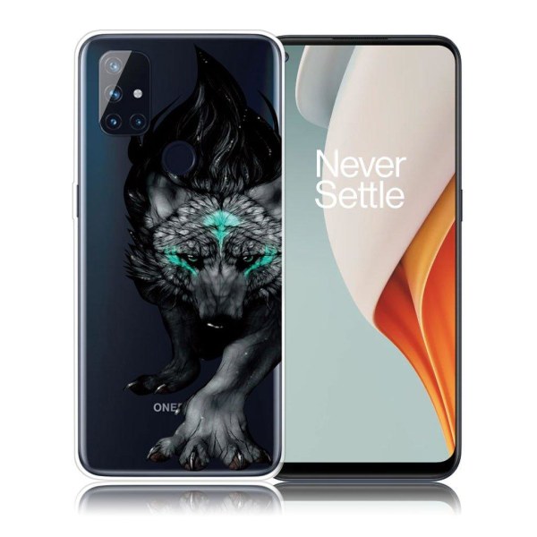 Deco OnePlus Nord N100 case - Angry Wolf Black