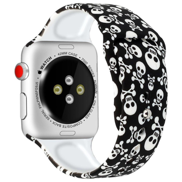 Apple Watch serie 4 40mm mønstret urrem - Stil F Multicolor