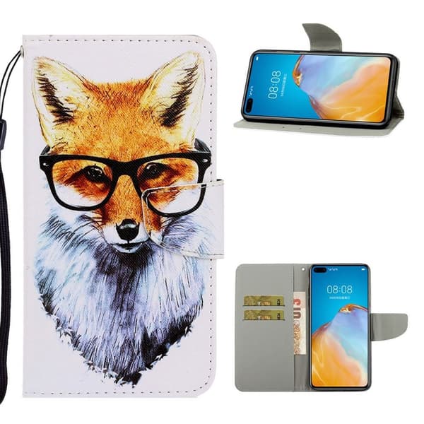 Wonderland Huawei P40 etui - Hund Multicolor