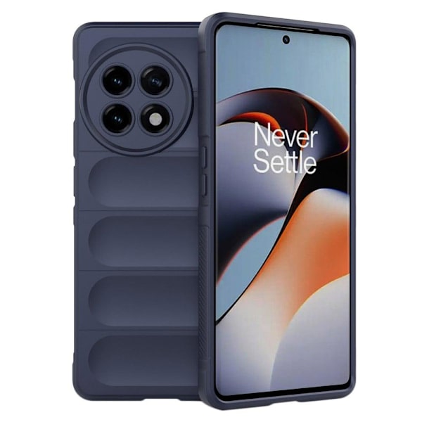 Pehmeä kahva muotoiltu kuori OnePlus 11R / OnePlus Ace 2 - Tummansininen Blue