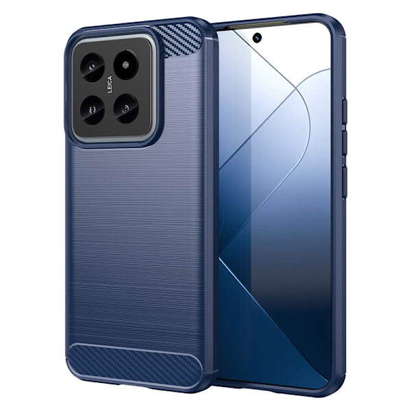 Carbon Flex Xiaomi 14 deksel - Blå Blue