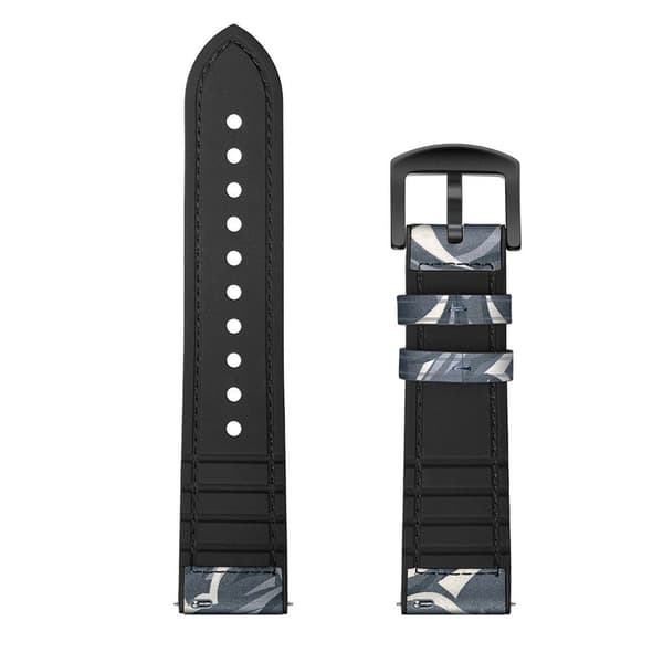 Samsung Gear Sport klockarmband i koskinn - Grå Silvergrå
