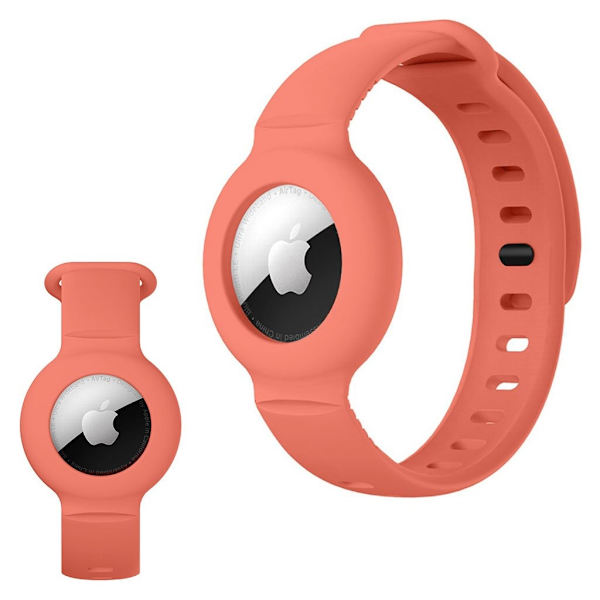 AirTags enkle silikone-urrem - Orange Orange